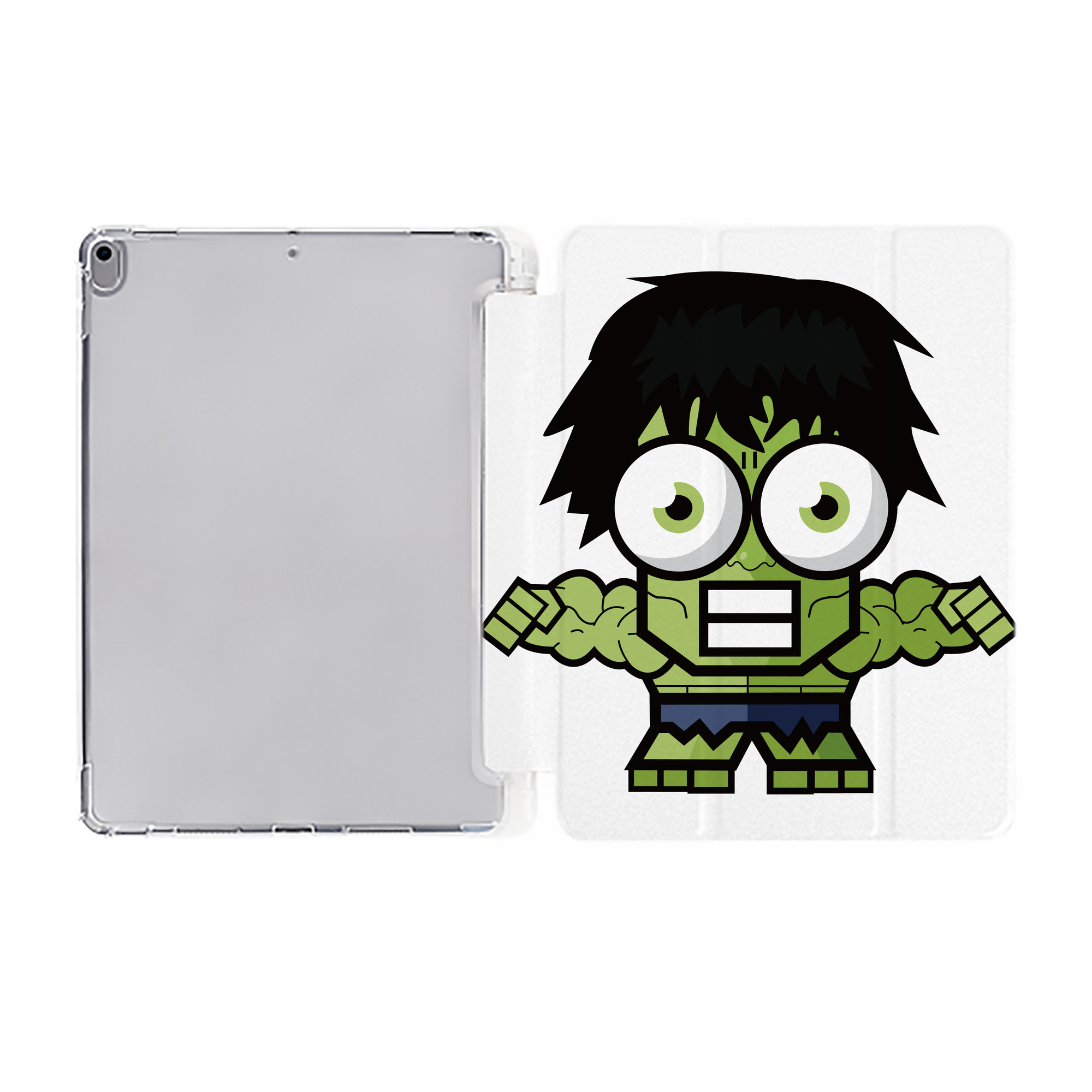 （画像用） アベンジャーズ The Avengers IPad ケース ペン収納付き 三つ折りスタンド PUレザー×シリコン 対応機種9.5/10.5/10.9インチ